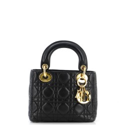 Lady Dior Bag Cannage Quilt Lambskin Mini