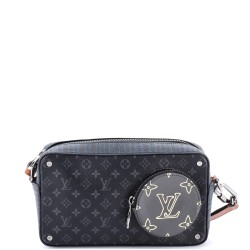 Volga On Strap Bag Monogram Eclipse Canvas with Monogram Leather