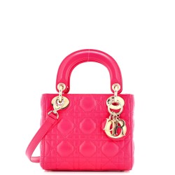 Lady Dior Bag Cannage Quilt Lambskin Mini