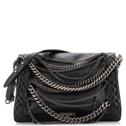 Boy Flap Bag Enchained Lambskin XL