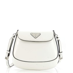 Cleo Flap Shoulder Bag Spazzolato Leather Mini