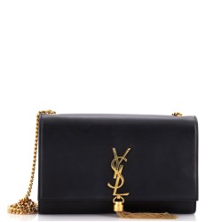 Classic Monogram Tassel Crossbody Bag Leather Medium