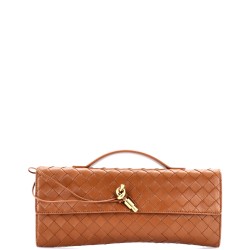 Andiamo Top Handle Clutch Intrecciato Nappa Long