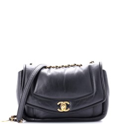 Vintage Puffy Flap Bag Lambskin Small