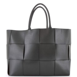 Arco Tote Maxi Intrecciato Leather Large