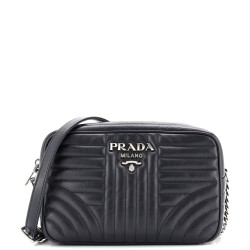 Camera Bag Diagramme Quilted Leather Small