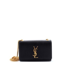 Classic Monogram Crossbody Bag Grainy Leather Small