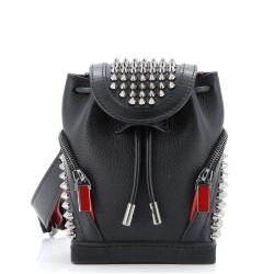 Explorafunk Keyring Crossbody Bag Spiked Leather