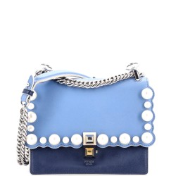Kan I Bag Pearl Embellished Leather Small