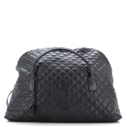 ES Giant Travel Bag Quilted Leather