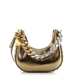 Frayme Zipped Hobo Bag Faux Leather Mini