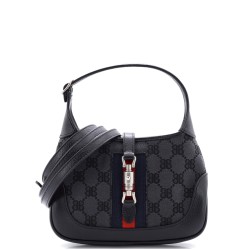 x Gucci The Hacker Project Jackie 1961 Hobo BB Canvas Mini