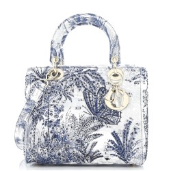Toile de Jouy Lady Dior Bag Embroidered and Beaded Leather Medium