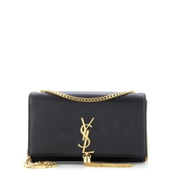 Classic Monogram Tassel Crossbody Bag Leather Medium