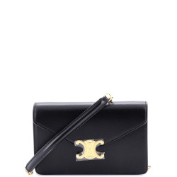 Margo Triomphe Wallet on Chain Leather