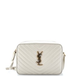 Lou Camera Bag Matelasse Chevron Leather Small