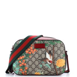Camera Shoulder Bag Tian Print GG Coated Canvas Medium