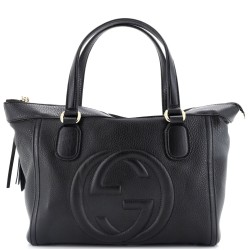 Soho Zip Tote Leather Small