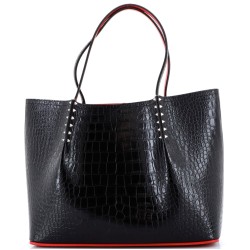 Cabarock Tote Crocodile Embossed Leather Large