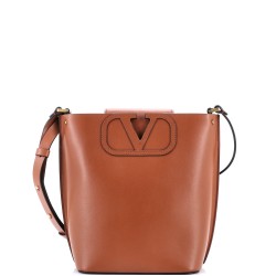 VLogo Bucket Bag Leather