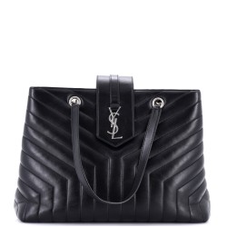 LouLou Tote Matelasse Chevron Leather Large