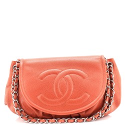 Timeless Half Moon Flap Bag Caviar Large