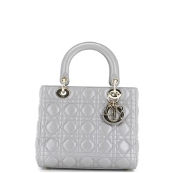 Lady Dior Bag Cannage Quilt Lambskin Medium