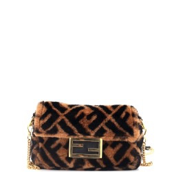Baguette NM Bag Zucca Shearling Mini