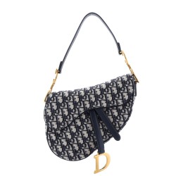 Saddle Handbag Oblique Canvas Medium