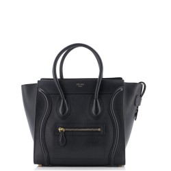 Luggage Bag Smooth Leather Micro