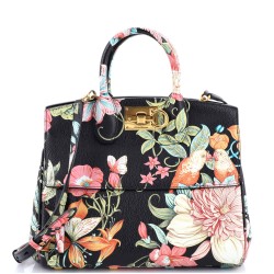 Studio Satchel Printed Leather Small