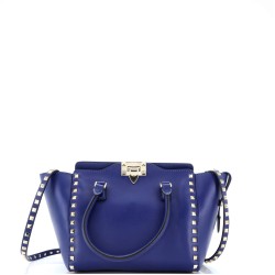 Rockstud Tote Rigid Leather Small
