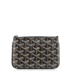 Senat Zip Pouch Coated Canvas Mini