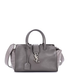 Monogram Cabas Downtown Leather with Crocodile Embossed Leather Baby