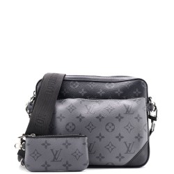 Trio Messenger Bag Reverse Monogram Eclipse Canvas