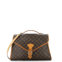 Beverly Briefcase Monogram Canvas MM
