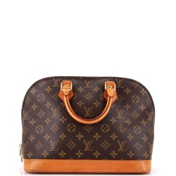 Vintage Alma Handbag Monogram Canvas PM
