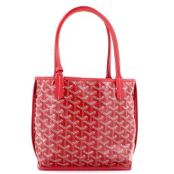 Anjou Reversible Tote Coated Canvas Mini