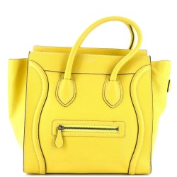 Luggage Bag Grainy Leather Mini