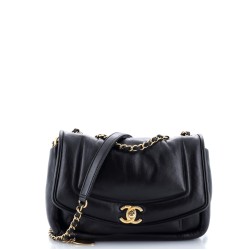 Vintage Puffy Flap Bag Lambskin Small