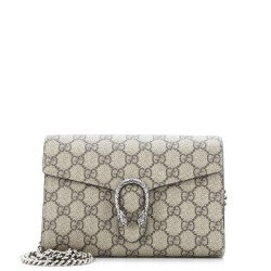 Dionysus Chain Wallet GG Coated Canvas Small