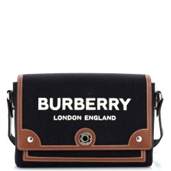 Note Crossbody Bag Canvas with Leather Medium