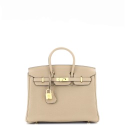 Birkin Handbag Light Togo with Gold Hardware 25
