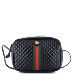 Trapuntata Camera Bag Quilted Leather Small