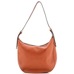 Heloise Shoulder Bag Triomphe Embossed Leather