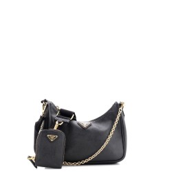 Re-Edition 2005 Shoulder Bag Saffiano Leather Small