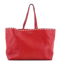 Rockstud Shopper Tote Leather Large