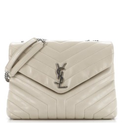 Loulou Shoulder Bag Matelasse Chevron Leather Medium