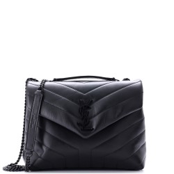 Loulou Shoulder Bag Matelasse Chevron Leather Small