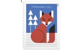Us stamps Winter Woodland Animals , Forever Postage Stamps